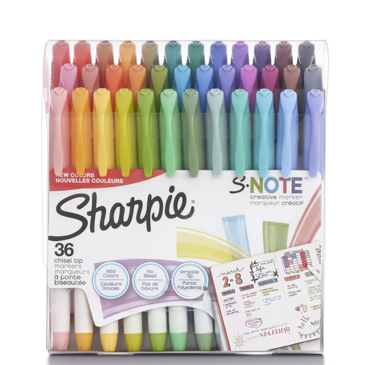 Sharpie S-Note Creative Highlighter Markers 36 Count
