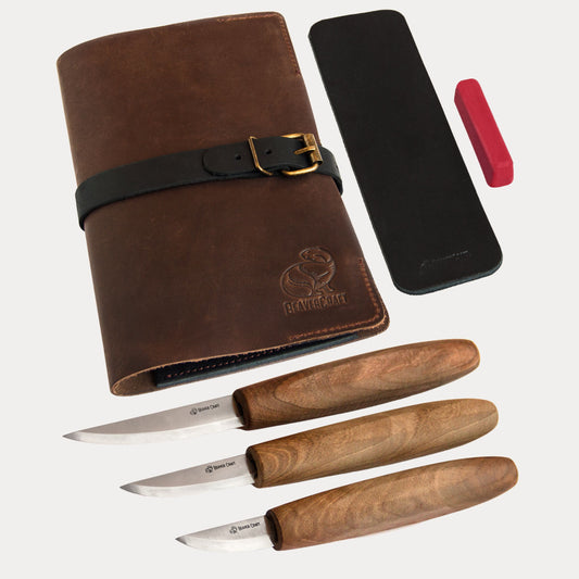 BeaverCraft Deluxe Wood Carving Tools Kit S19x