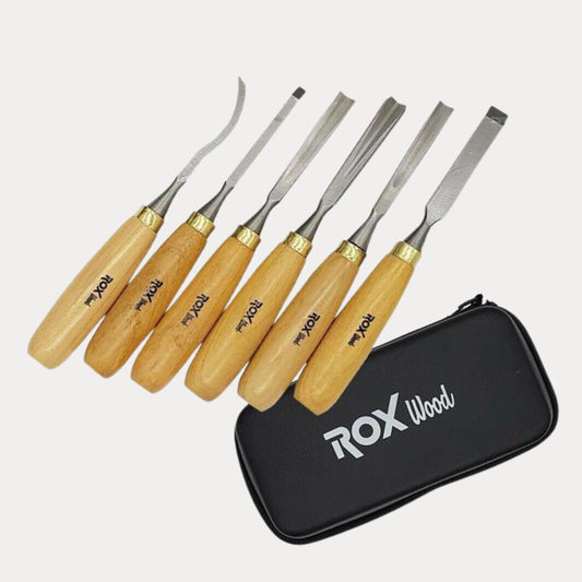 Rox Wood ROX-6PC Wood Carving Tools