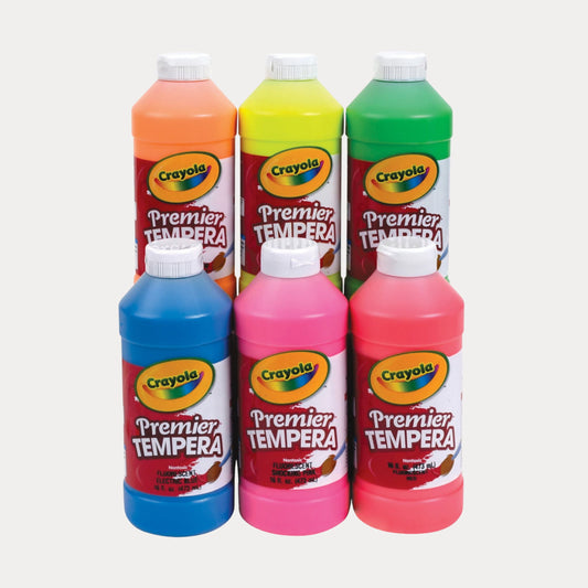 Crayola Premier Non-Toxic Tempera Paint, Fluorescent Green