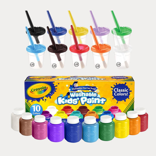 Crayola Kids Paint Set - Complete Toddler Painting Set