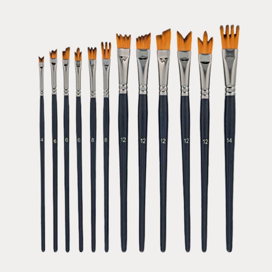 U.S. Art Supply 12 Piece Special Effects Artist Paint Brush Set