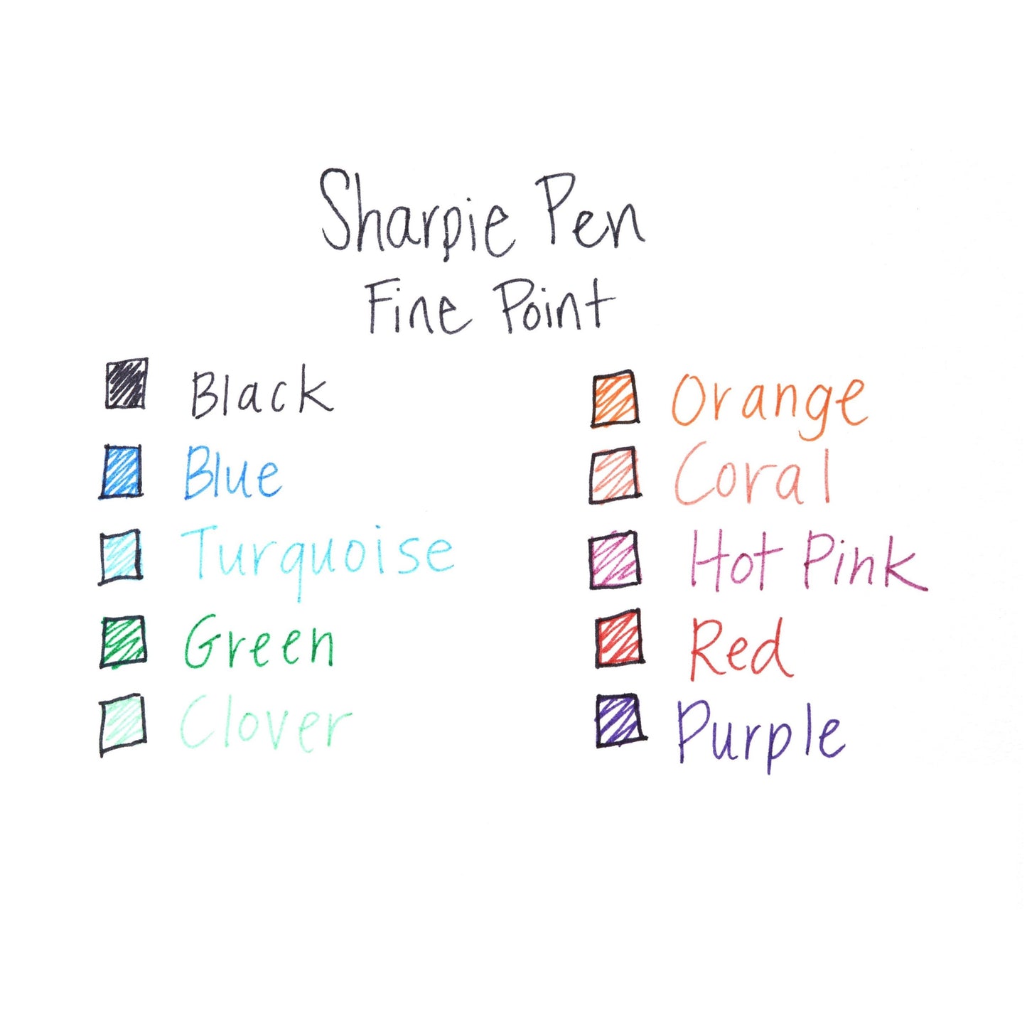 Sharpie Pens, Felt Tip Pens, Fine Point (0.4mm), Assorted Colors, 12 Count