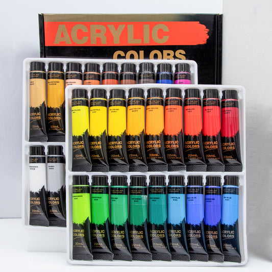 ALL PRIDE Acrylic Paint, 36 Colors (22 ml/0.73fl oz) Craft Paints