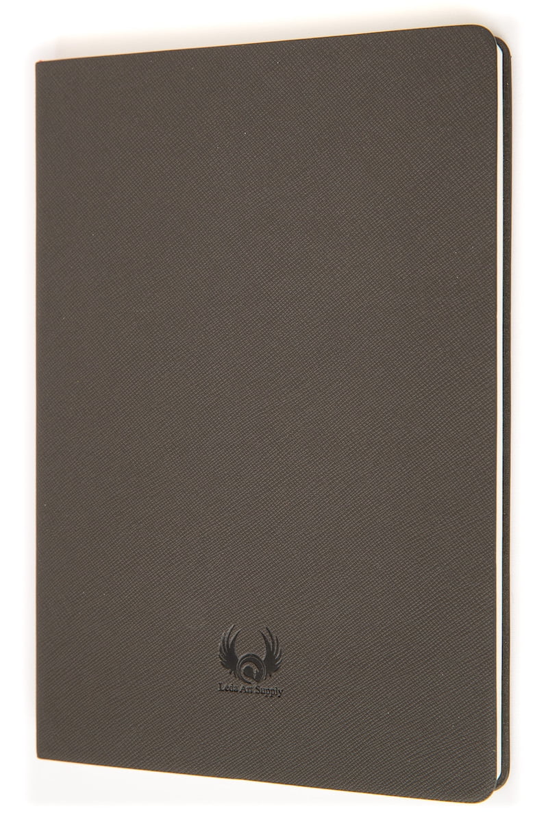 Leda Art Supply Premium Sketch Book (Medium 8.25 x 5.7 inch) for Professional Ink, Pen, Graphite and Colored Pencil Drawing