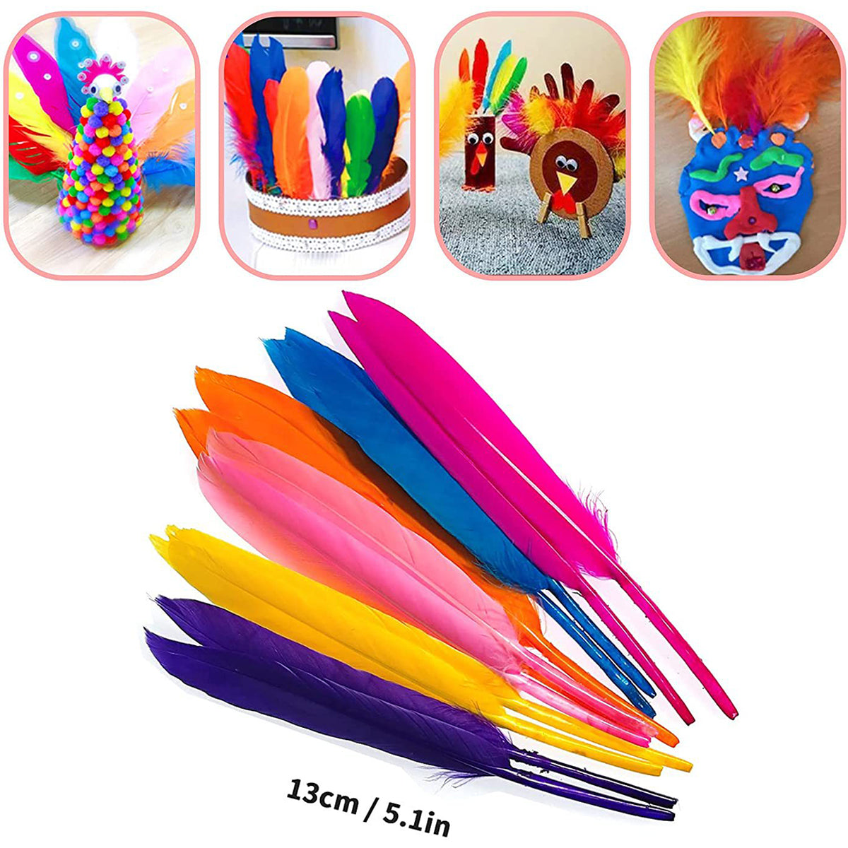 Alongen DIY Art Craft Sets Craft Supplies Kits for Kids Toddlers Children Craft Set Creative Craft Supplies for School Projects