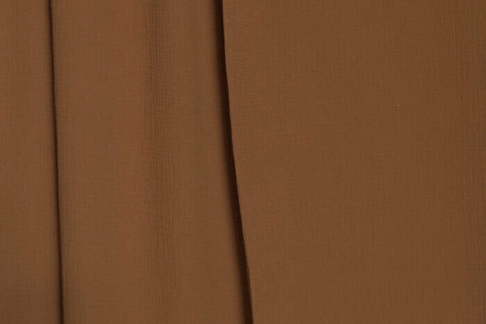 Cotton Gauze - Rust - End Cut