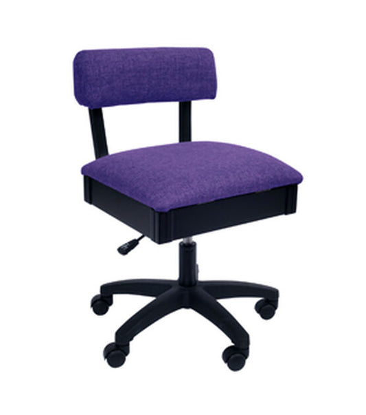 Arrow Hydraulic Sewing Craft Chair Royal Purple