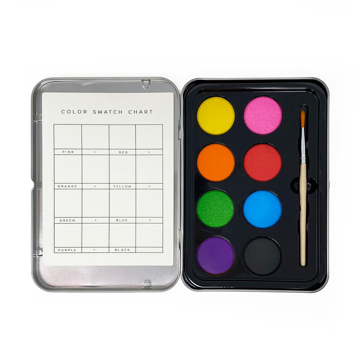Art 101 Creative Tools Watercolor Painting Set for Children to Adults in Tin Case