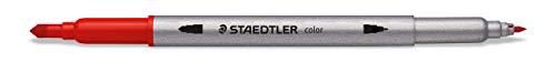 Staedtler Double-Ended Fibre Tip Pens, 36 Pack