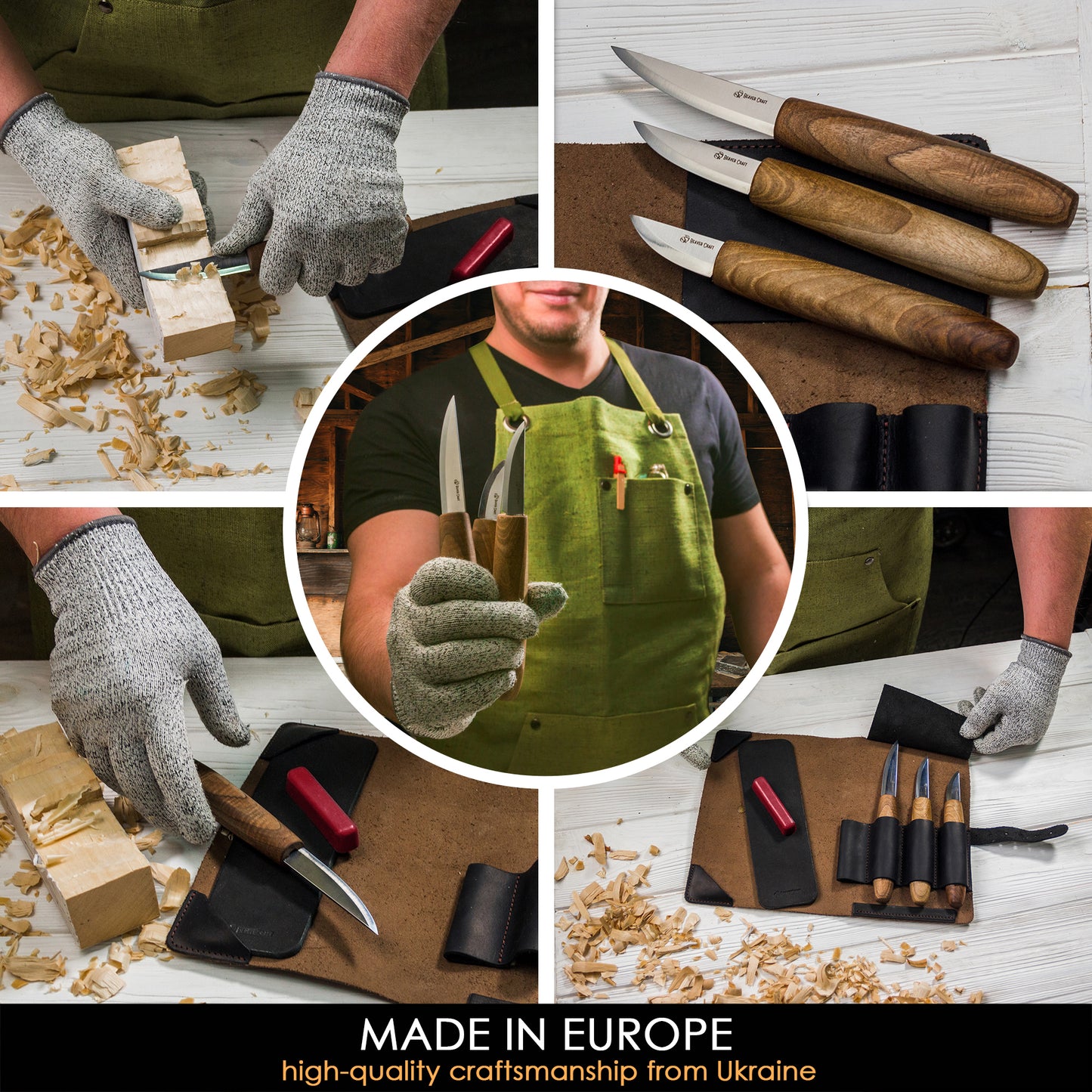 BeaverCraft Deluxe Wood Carving Tools Kit S19x