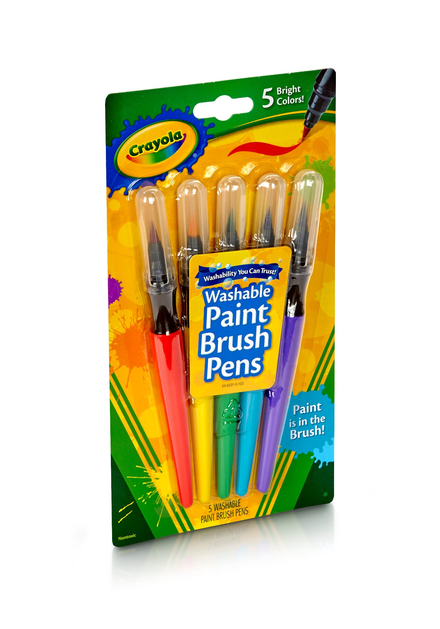 Crayola Paint Brush Pen Set, 5-Colors