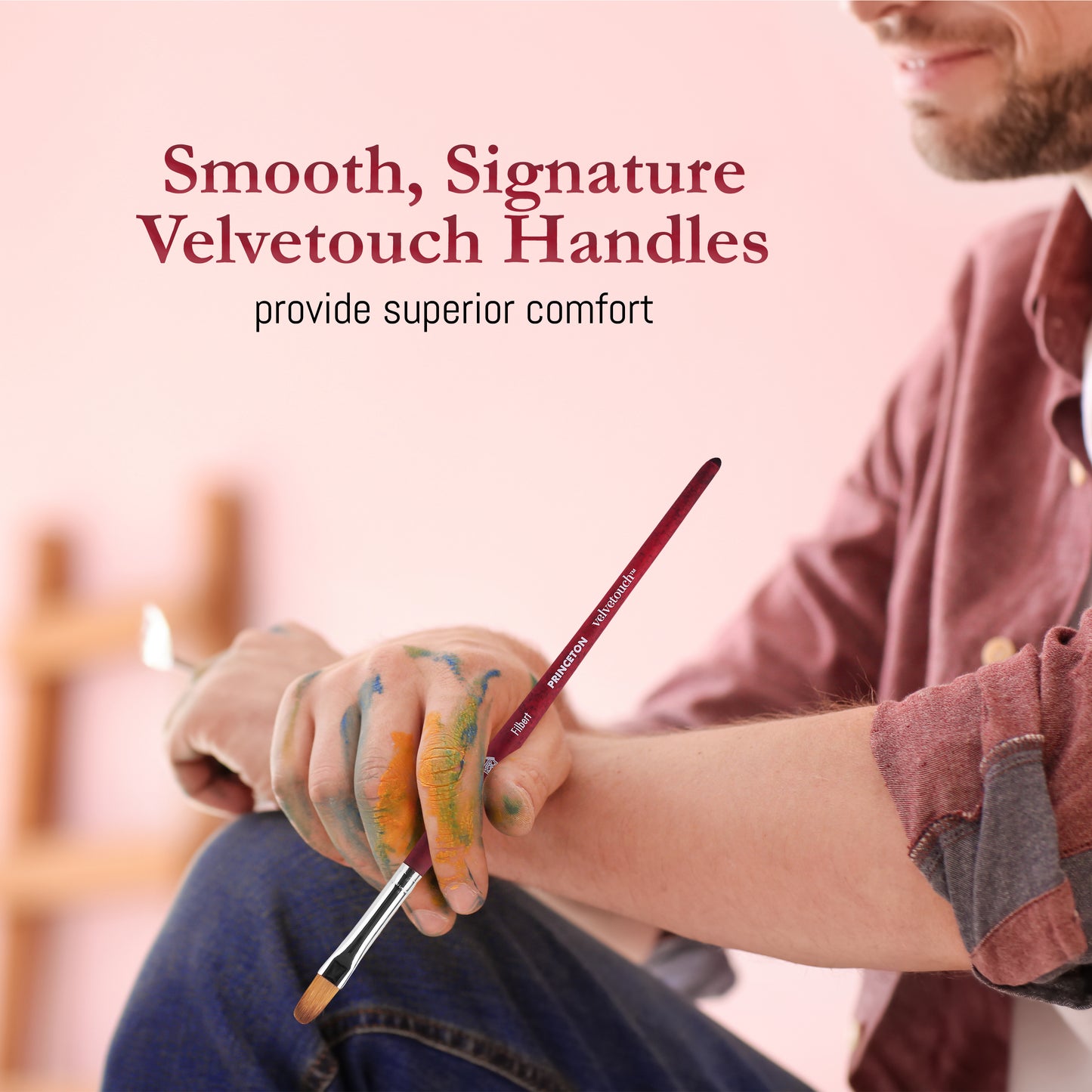 Princeton Artist Brush Co. Princeton Velvetouch 3950 Series, 5-Piece Set