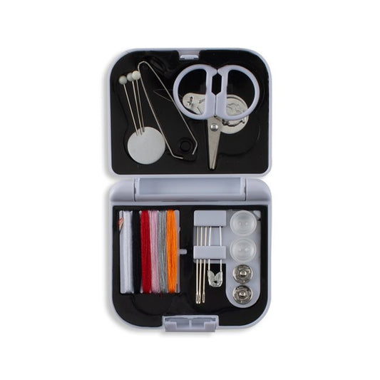 Compact Travel Sewing Kit - White