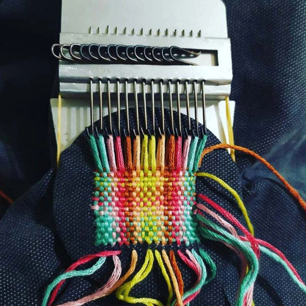 Hands DIY Small loom Speedweve Type Weave Tool Darning Machine Textile Machine for Mending Clothes