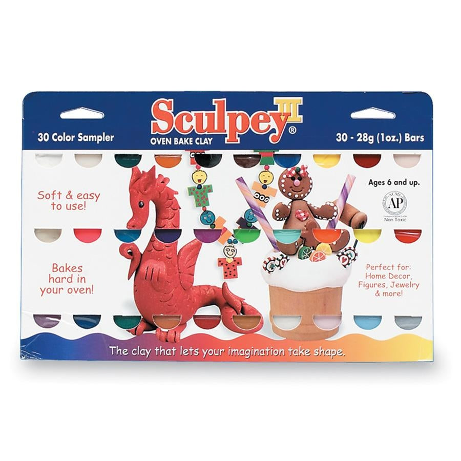 Sculpey III Set, 30-Colors, 1 oz.