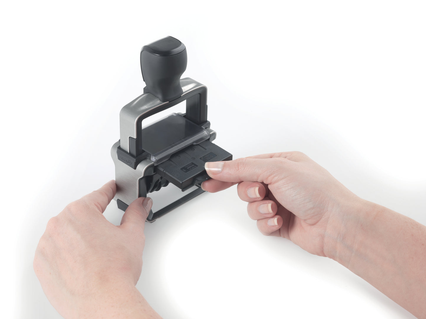 Trodat Professional 4.0 5030 Self-Inking Date Stamp, Black Ink