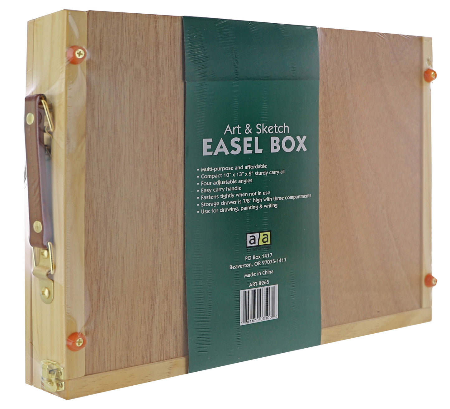 Art Advantage Wood Art & Sketch Box 10x13