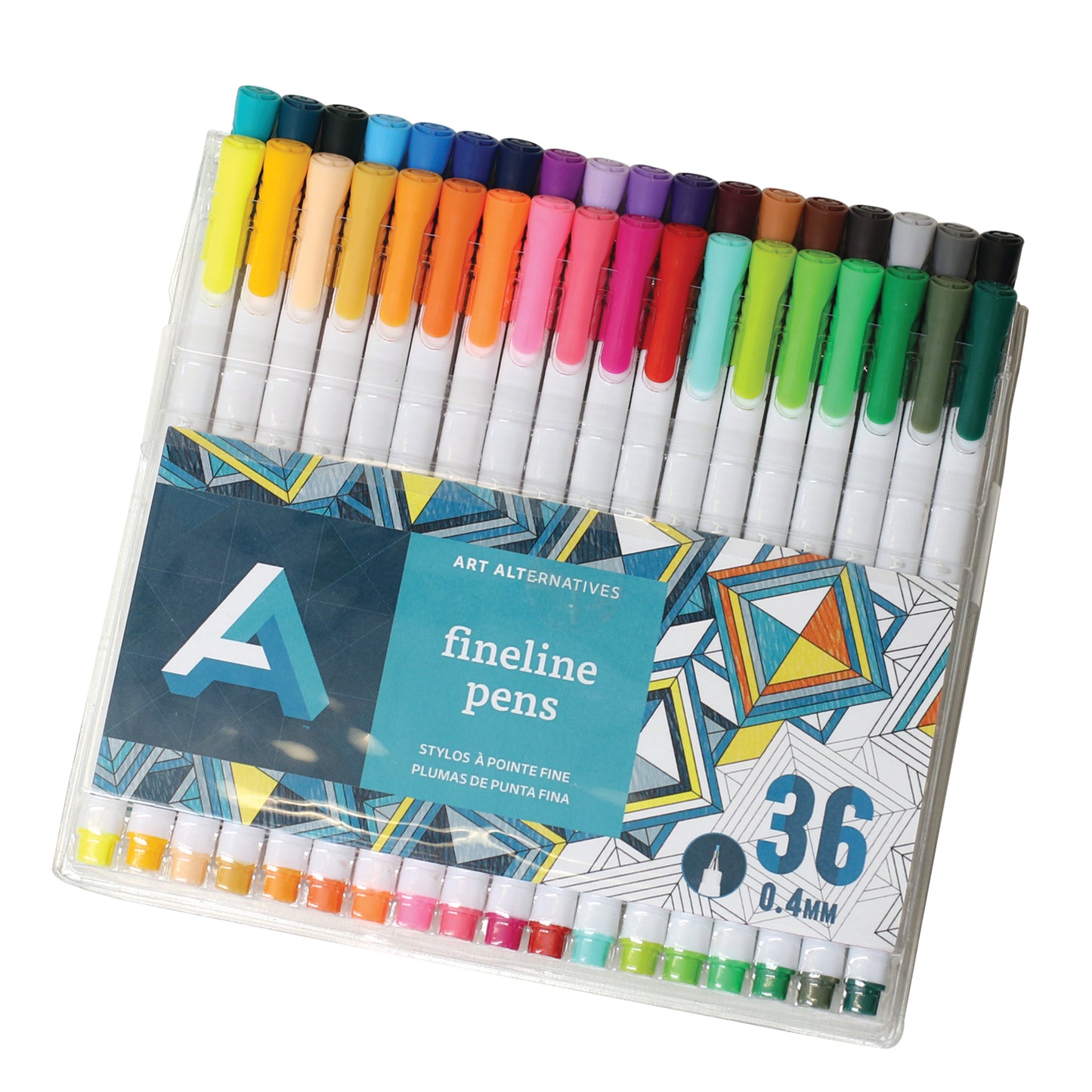 Art Alternatives Fineline Pens Set, 36-Color Set