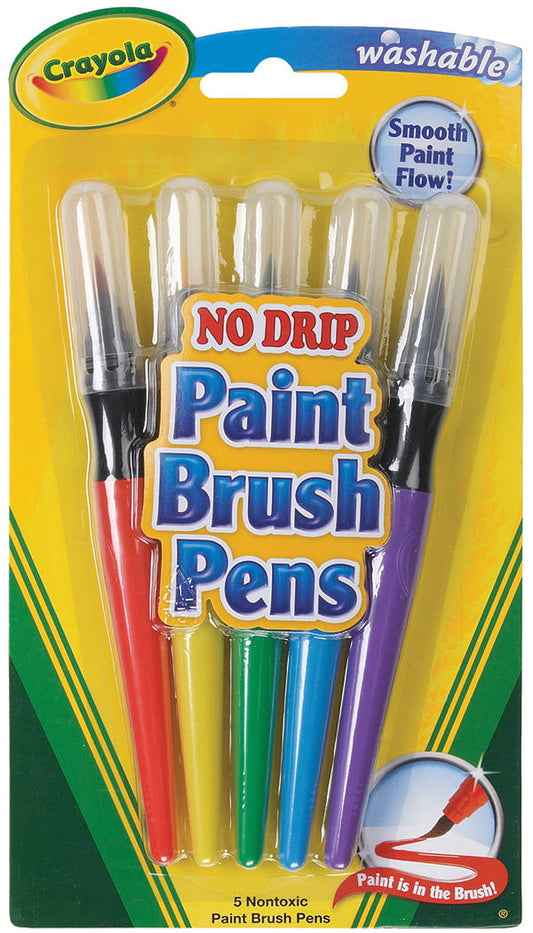 Crayola Paint Brush Pen Set, 5-Colors