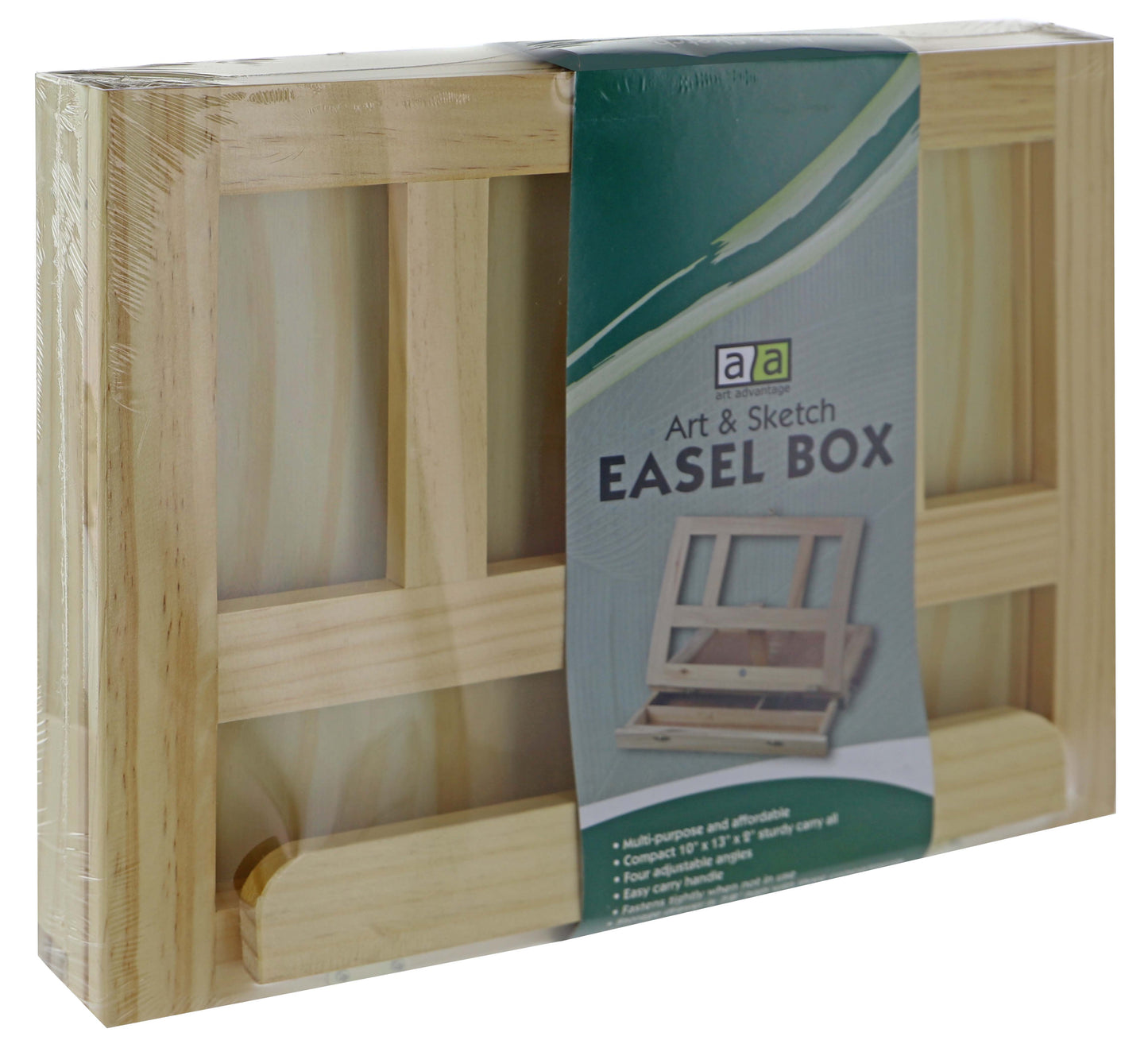 Art Advantage Wood Art & Sketch Box 10x13