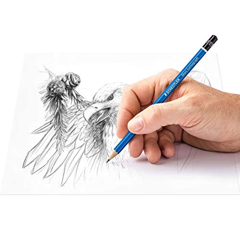 Staedtler Mars Lumograph Art Drawing Pencils, 12 Pack, 100 G12