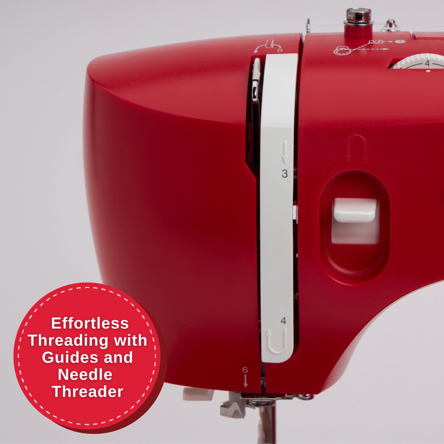 SINGER® Simple™ 3337 Mechanical Sewing Machine, Red