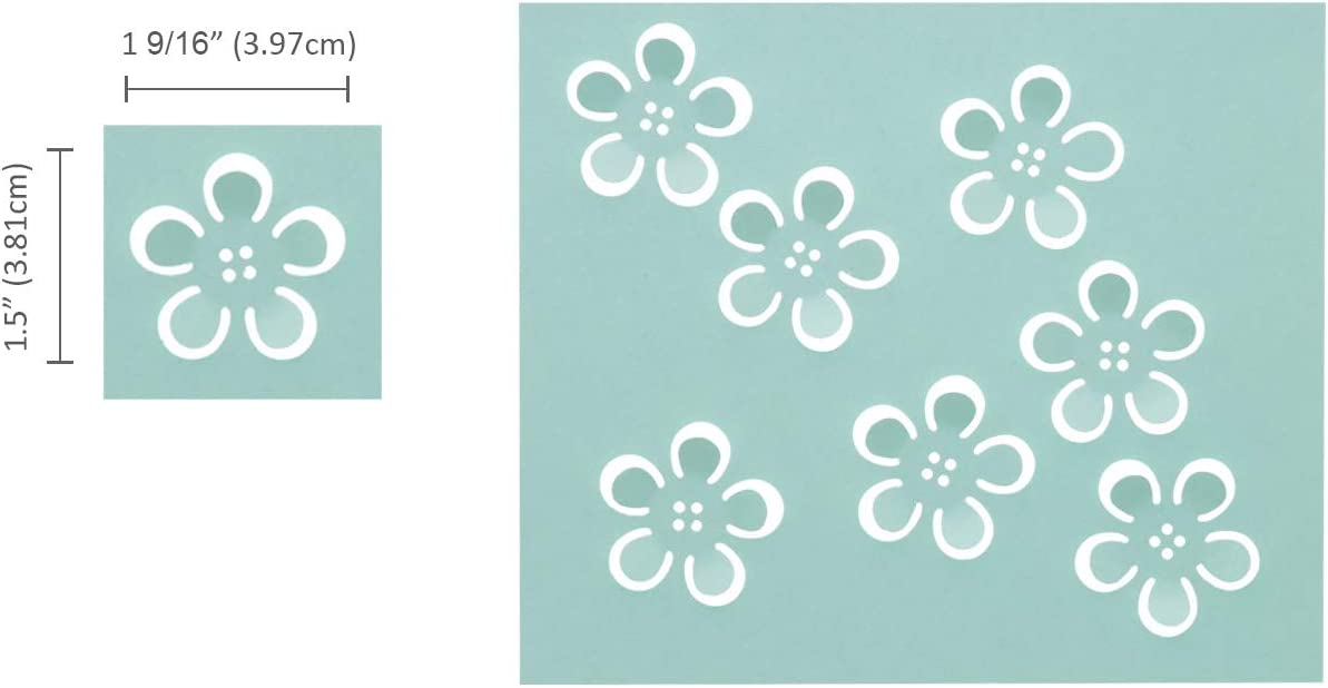Bira Everywhere Punch All Over The Page Craft Punch, Flower 1 and Butterfly (Flower 1)