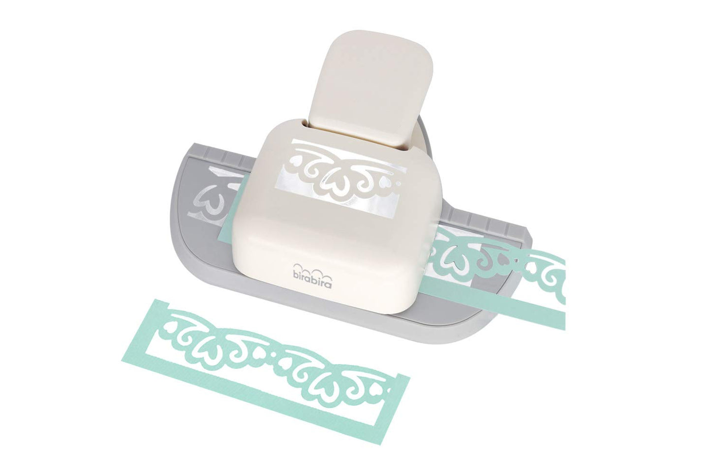 Bira Craft Deep Edger Border Craft Punch for Scrapbooking(Dots and Flourish)
