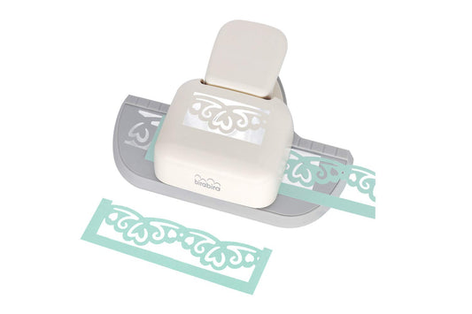 Bira Craft Deep Edger Border Craft Punch for Scrapbooking(Dots and Flourish)