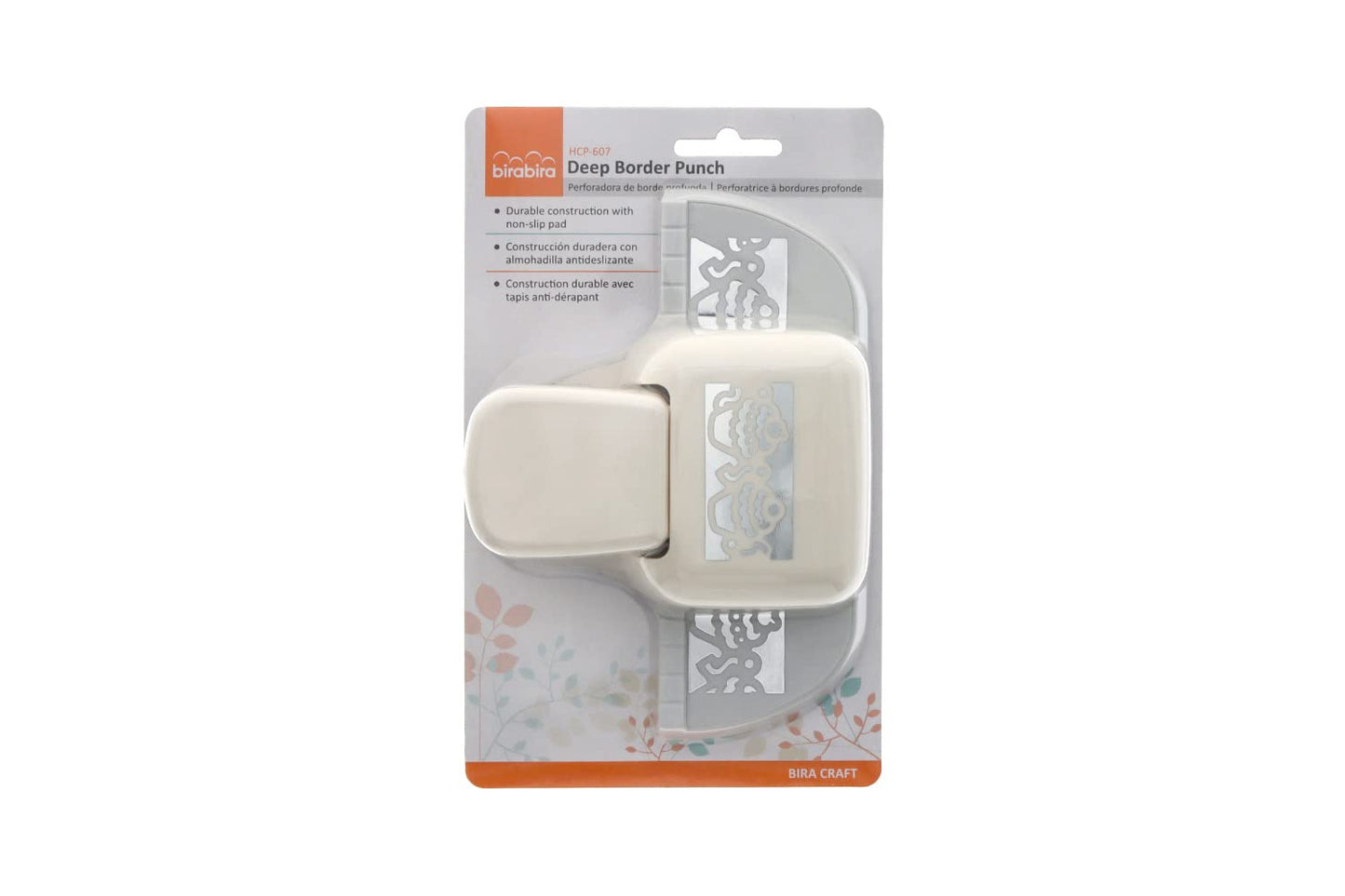 Bira Craft Deep Edger Border Craft Punch for Scrapbooking(Dots and Flourish)