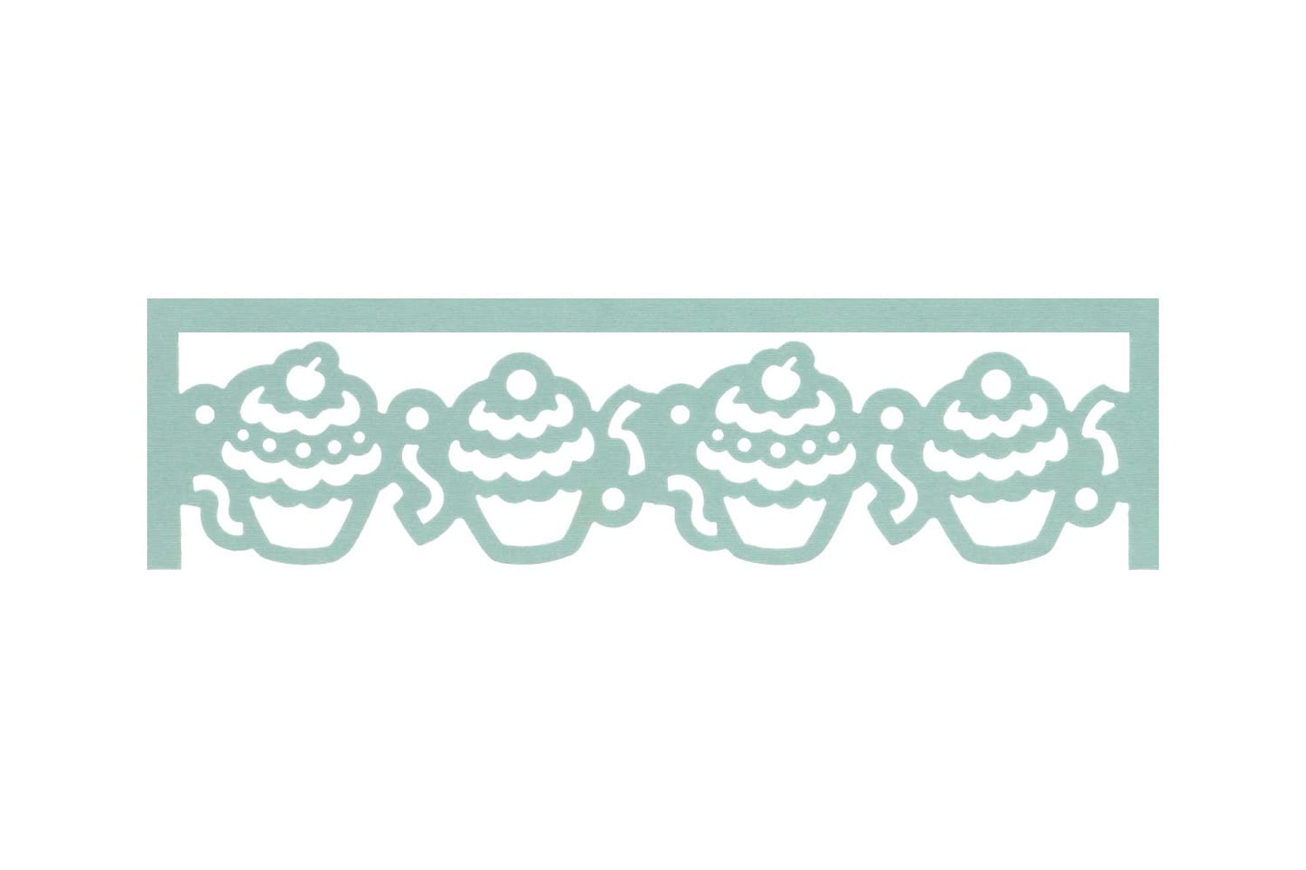 Bira Craft Deep Edger Border Craft Punch for Scrapbooking(Dots and Flourish)
