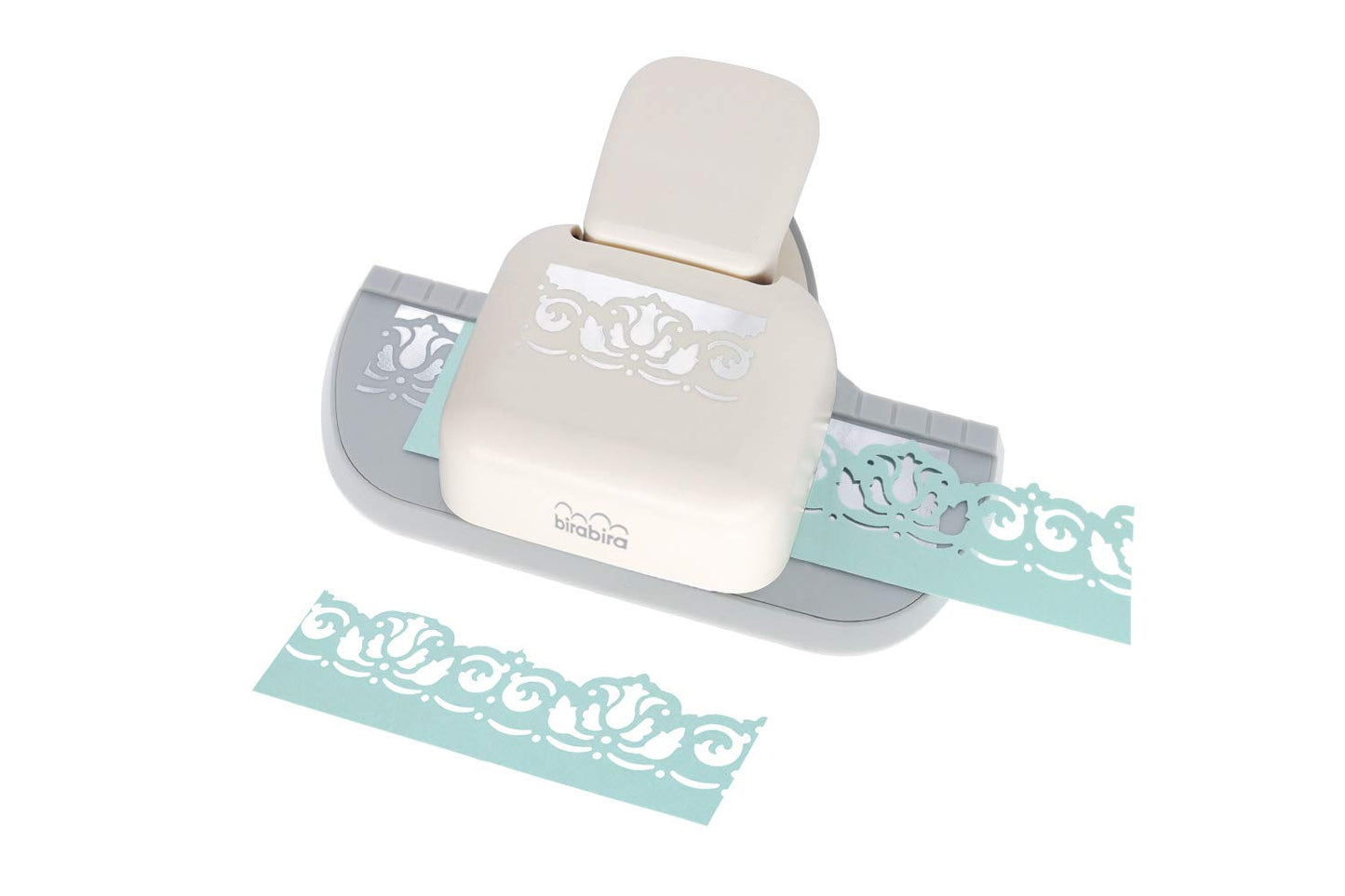 Bira Craft Deep Edger Border Craft Punch for Scrapbooking(Dots and Flourish)
