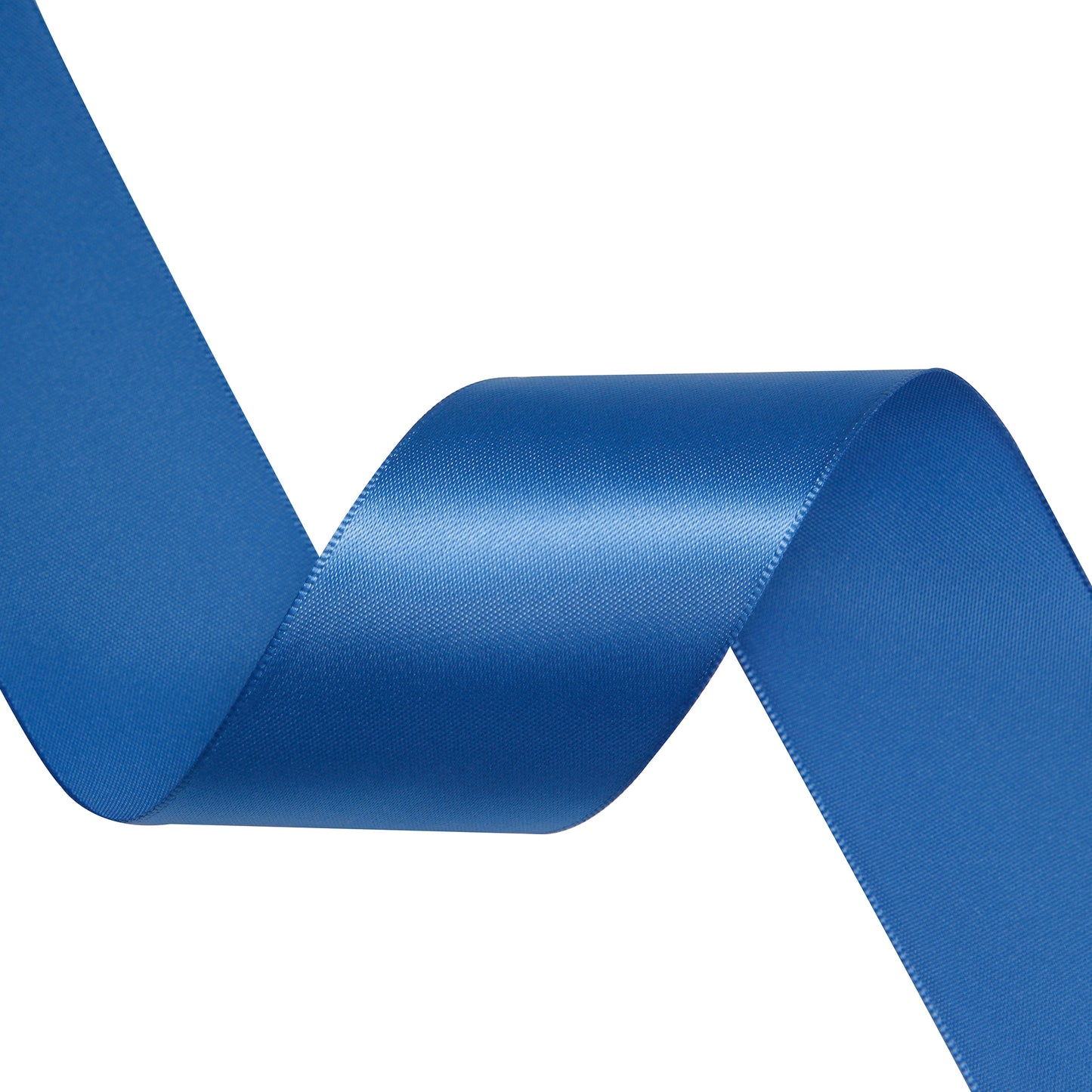 VATIN 1-1/2 inch Wide Royal Blue Single Faced Polyester Satin Ribbon - 6 Yards Spool