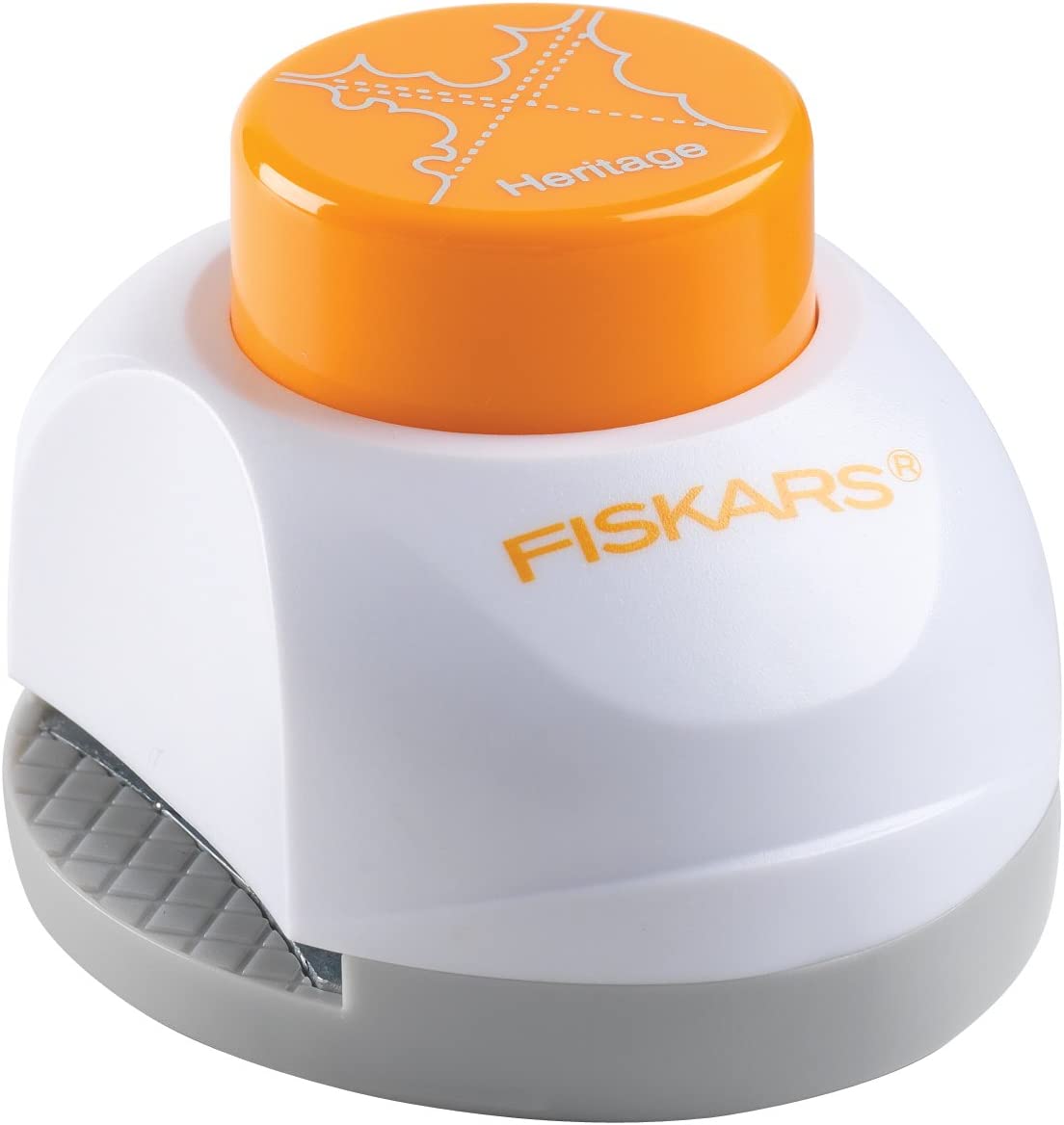 Fiskars 3-in-1 Corner/Border Punch, Lace 117290-1001) Orange
