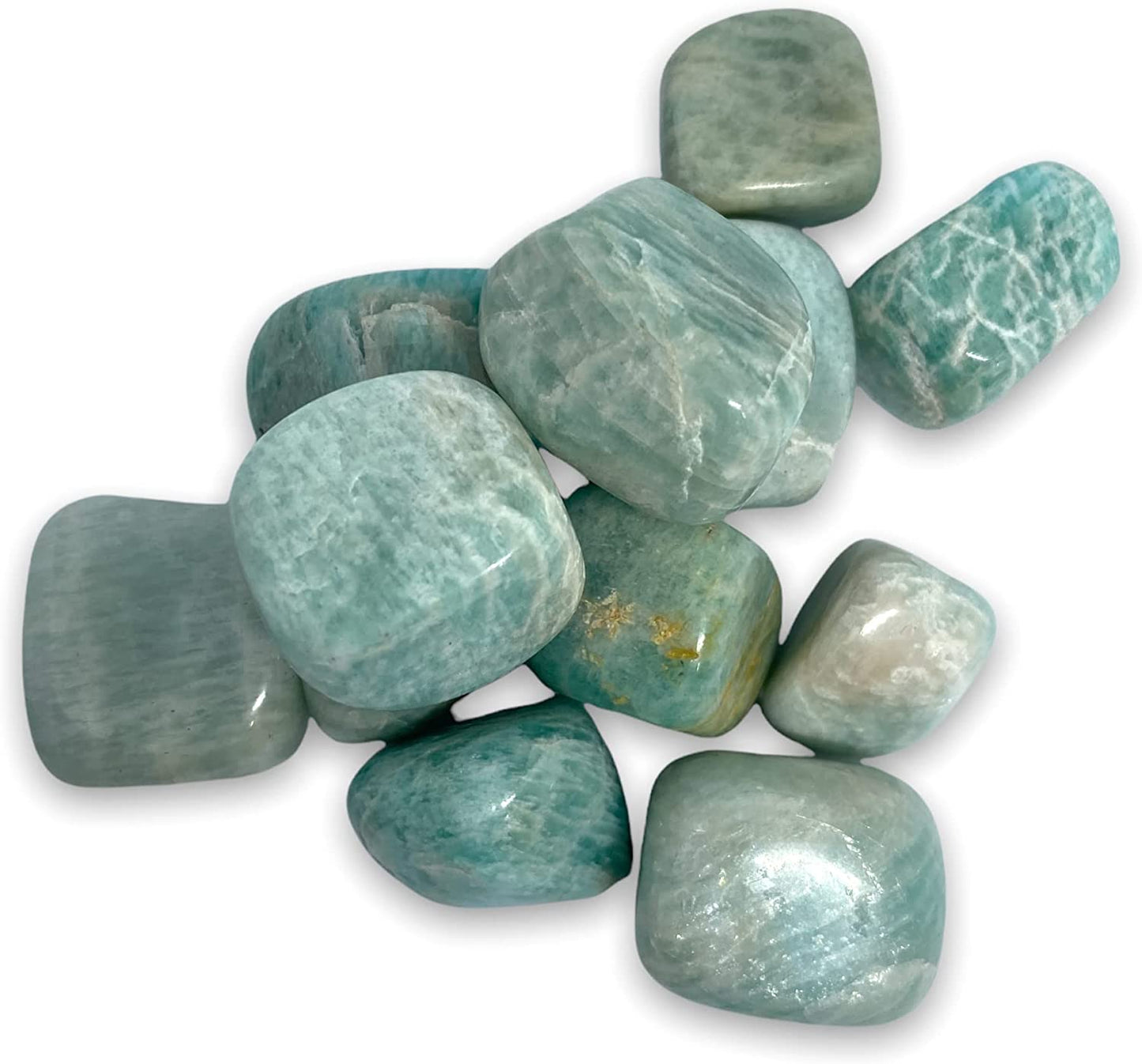 Spiritual Elementz Assorted Tumbled Stones (200-220 Grams Approx), Natural Tumble Stone