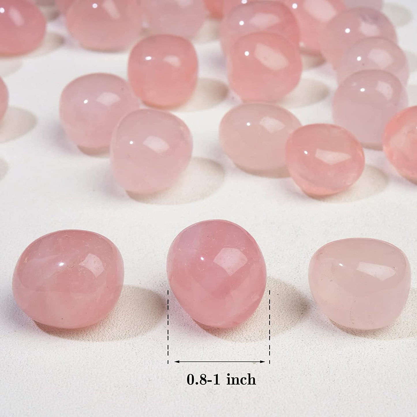 Ainuosen 1LB Natural Polished Tumbled Lapis Lazuli Crystals Stones 0.8-1.2 inch