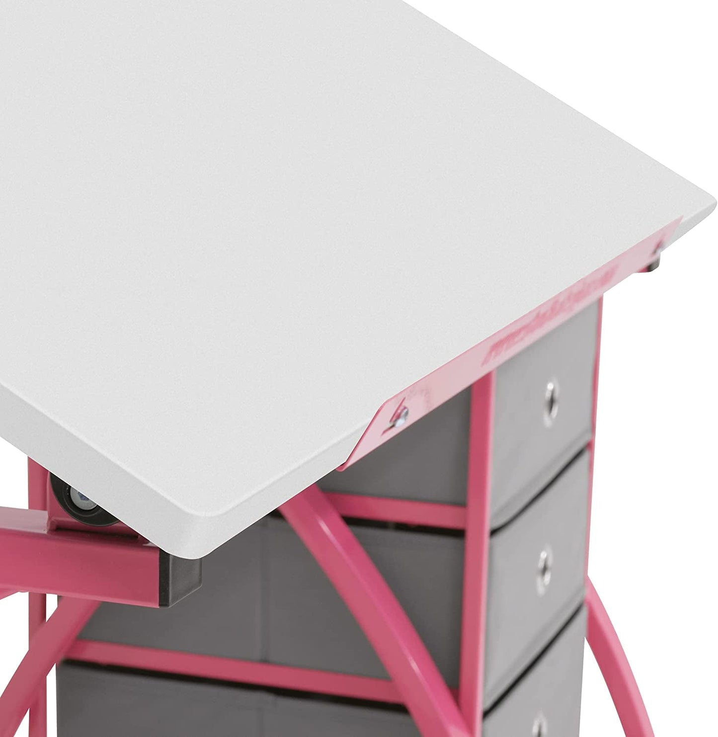 SD Studio Designs 2 Piece Venus Craft Table with Angle Adjustable Top and Stool