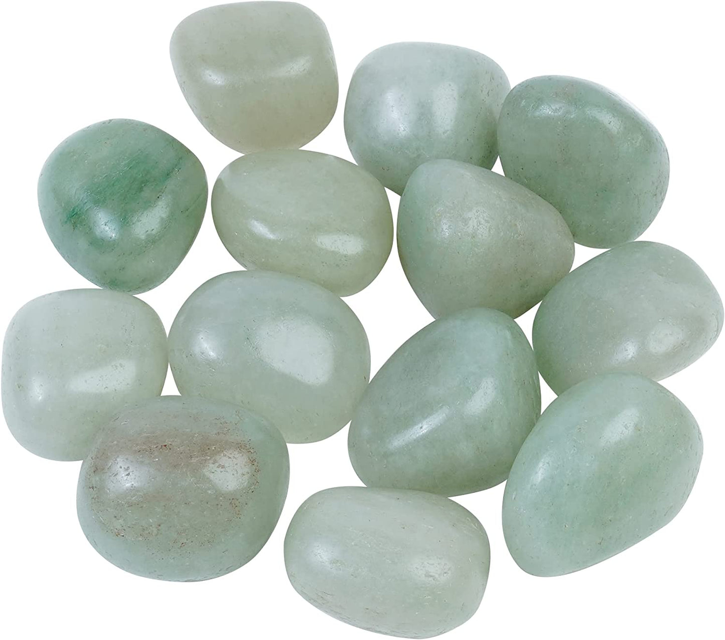 Bezavo Yellow Aventurine Tumbled Stones and Crystals Bulk 13 Pieces Set
