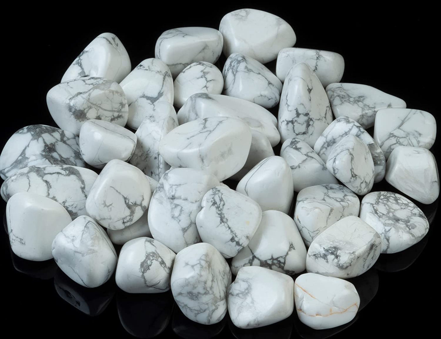 Crocon 1LB Black Strawberry Mini Tumbled Stones and Crystals Bulk Natural Crystal Kit for Reiki Healing Crystals