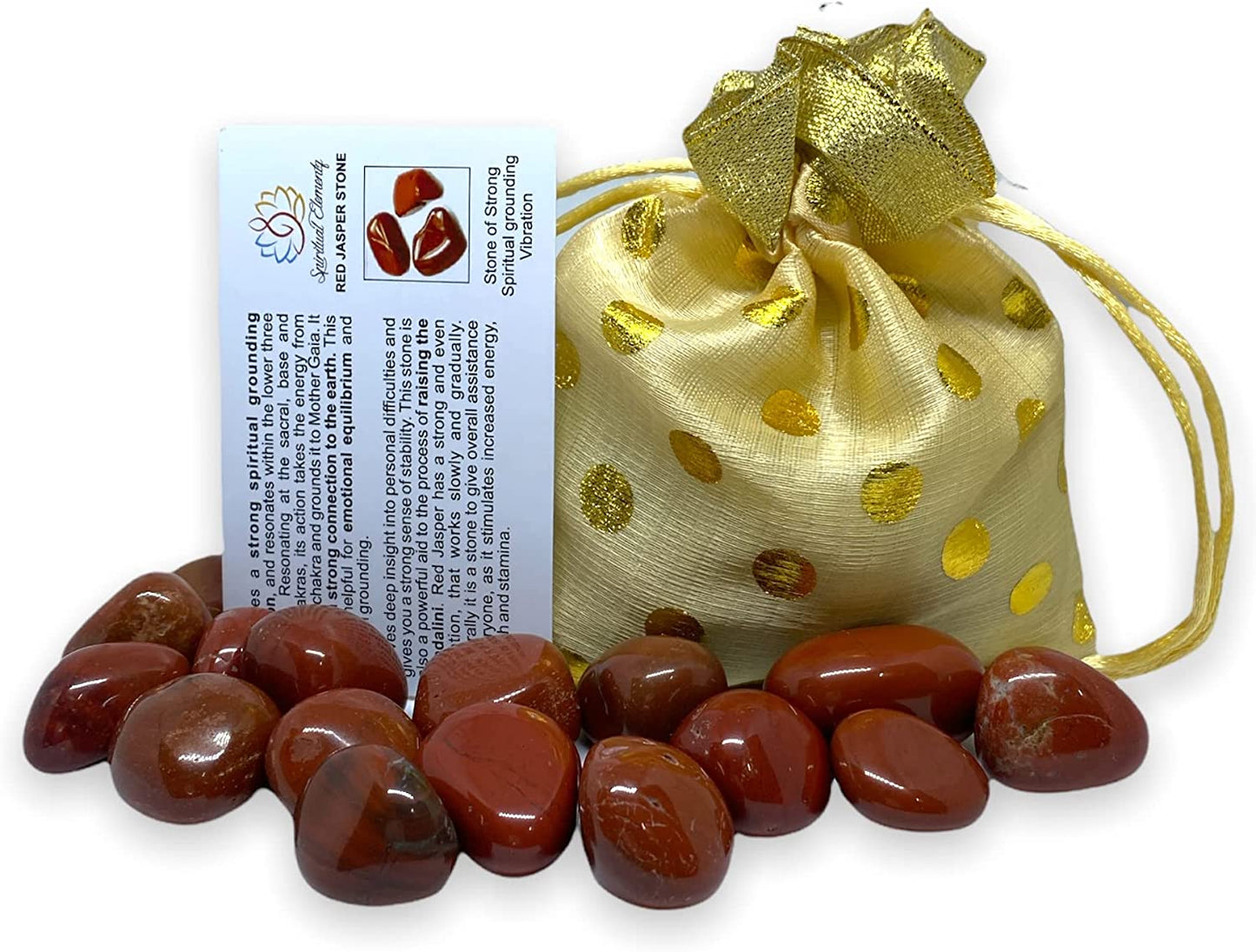 Spiritual Elementz Assorted Tumbled Stones (200-220 Grams Approx), Natural Tumble Stone