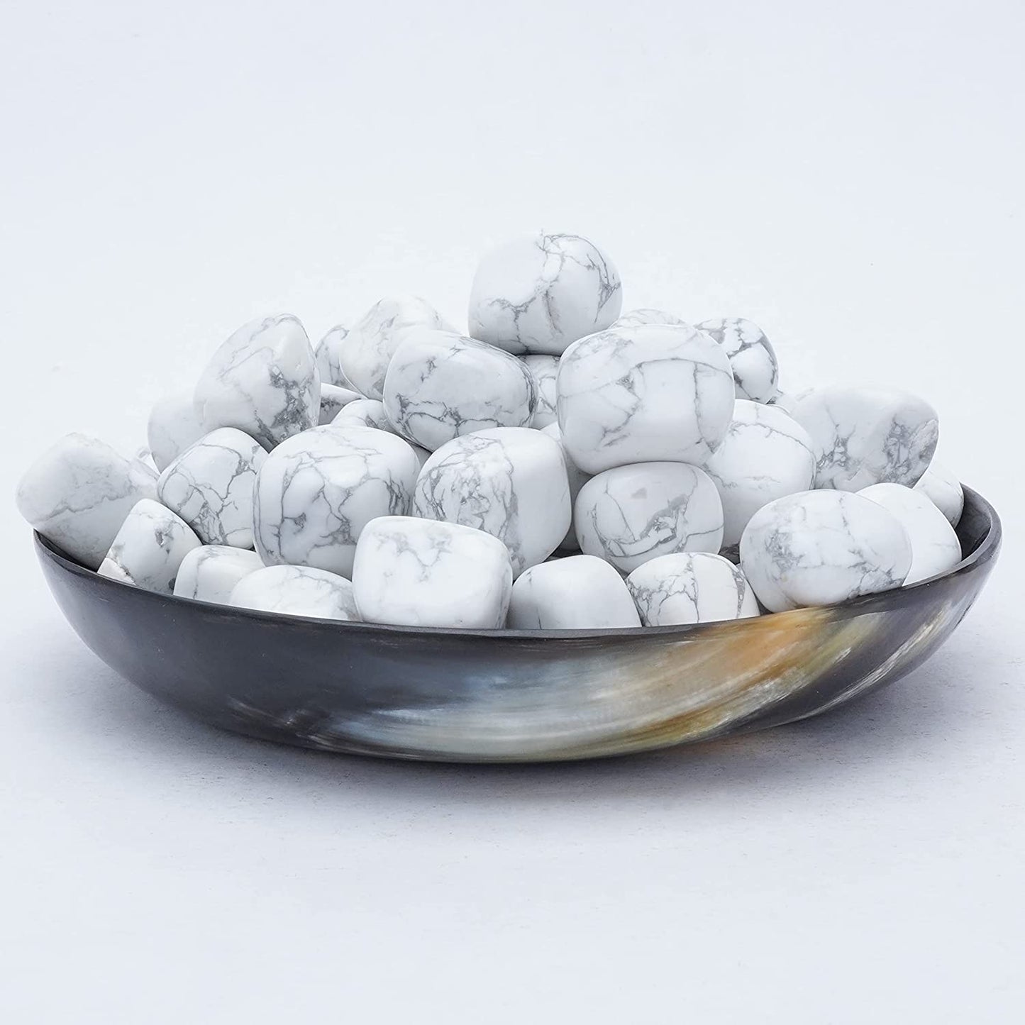 Crocon 1lb Green mica Tumbled Stones and Crystals Bulk, Polished Stones - Rock Collection
