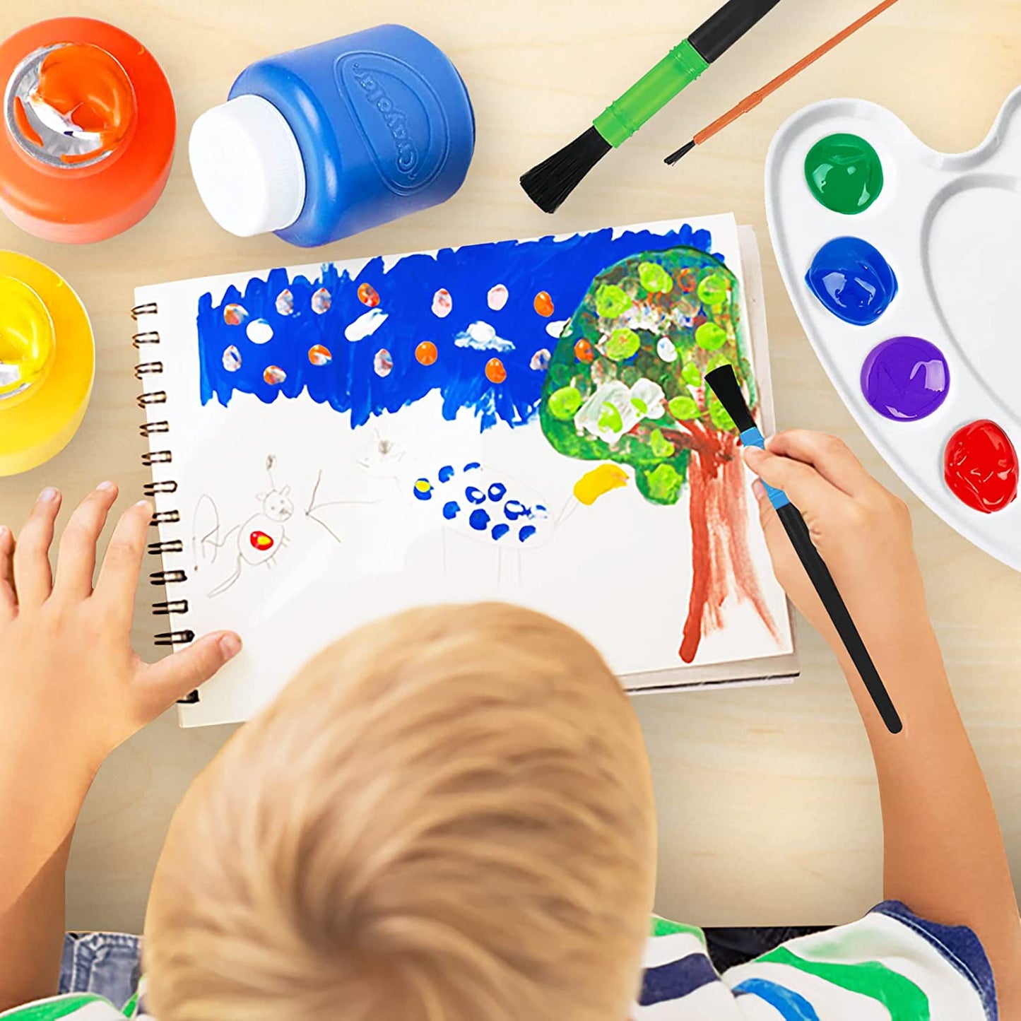 Crayola Kids Paint Set - Complete Toddler Painting Set