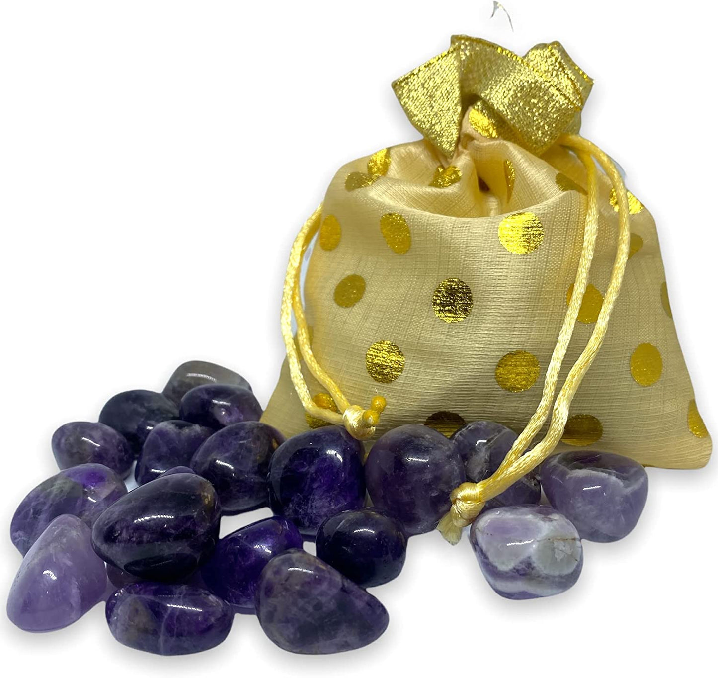 Spiritual Elementz Assorted Tumbled Stones (200-220 Grams Approx), Natural Tumble Stone