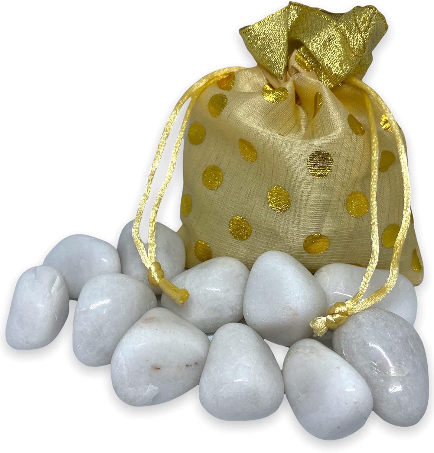 Spiritual Elementz Assorted Tumbled Stones (200-220 Grams Approx), Natural Tumble Stone
