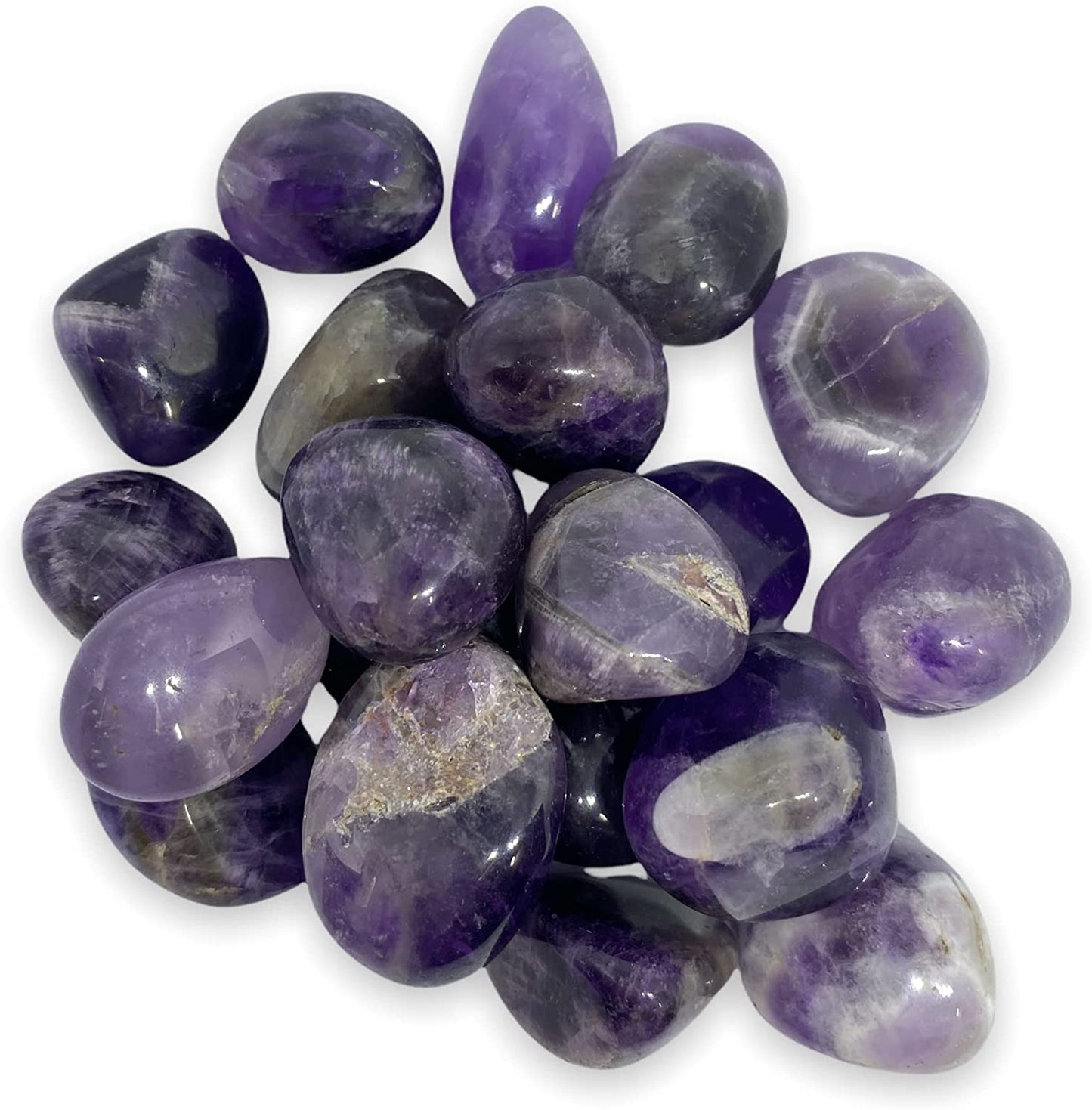 Spiritual Elementz Assorted Tumbled Stones (200-220 Grams Approx), Natural Tumble Stone