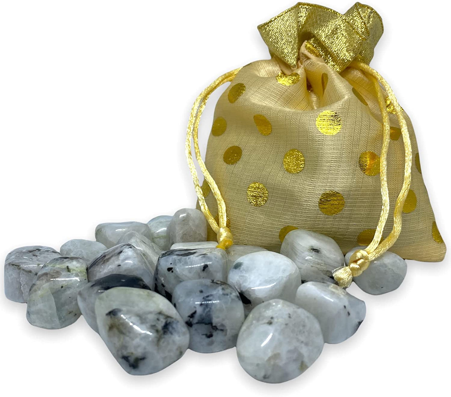 Spiritual Elementz Assorted Tumbled Stones (200-220 Grams Approx), Natural Tumble Stone