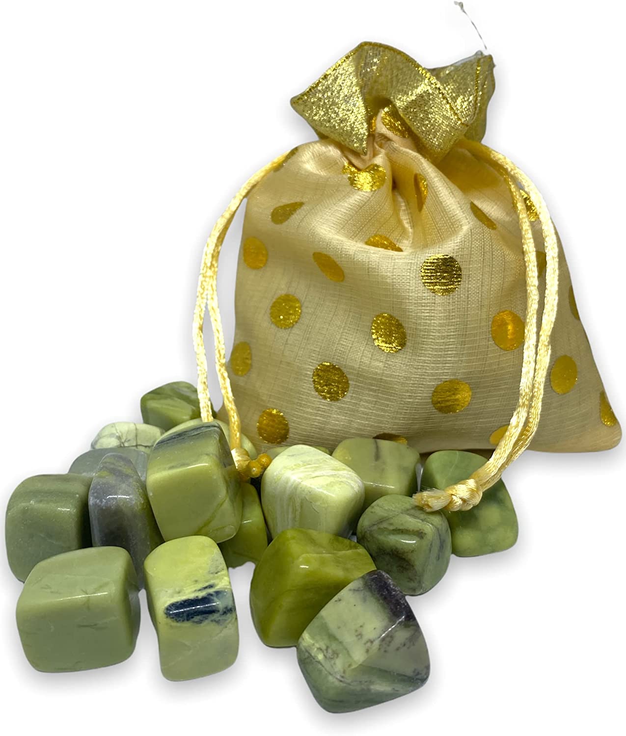 Spiritual Elementz Assorted Tumbled Stones (200-220 Grams Approx), Natural Tumble Stone