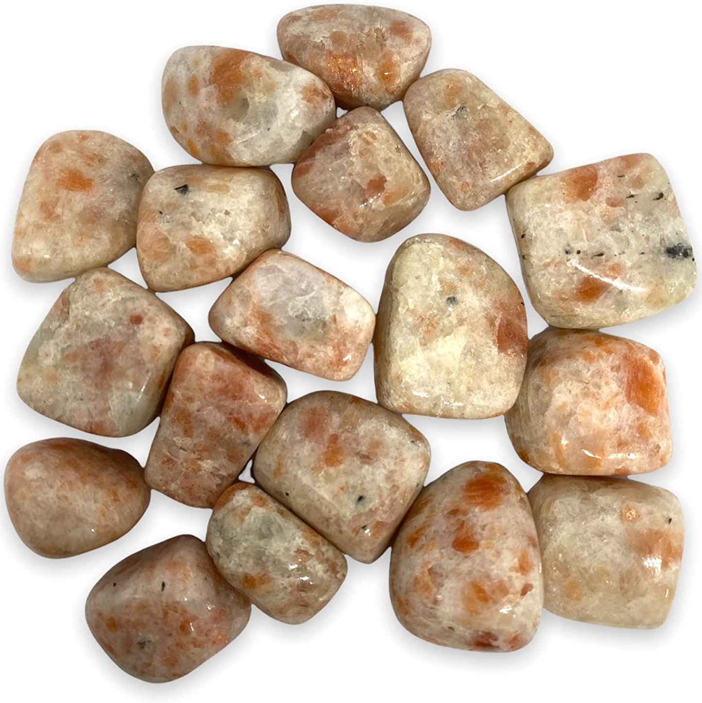 Spiritual Elementz Assorted Tumbled Stones (200-220 Grams Approx), Natural Tumble Stone
