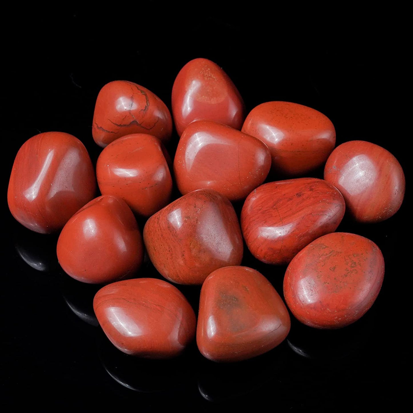Bezavo Yellow Aventurine Tumbled Stones and Crystals Bulk 13 Pieces Set